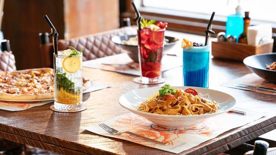 منوی یک رستوران