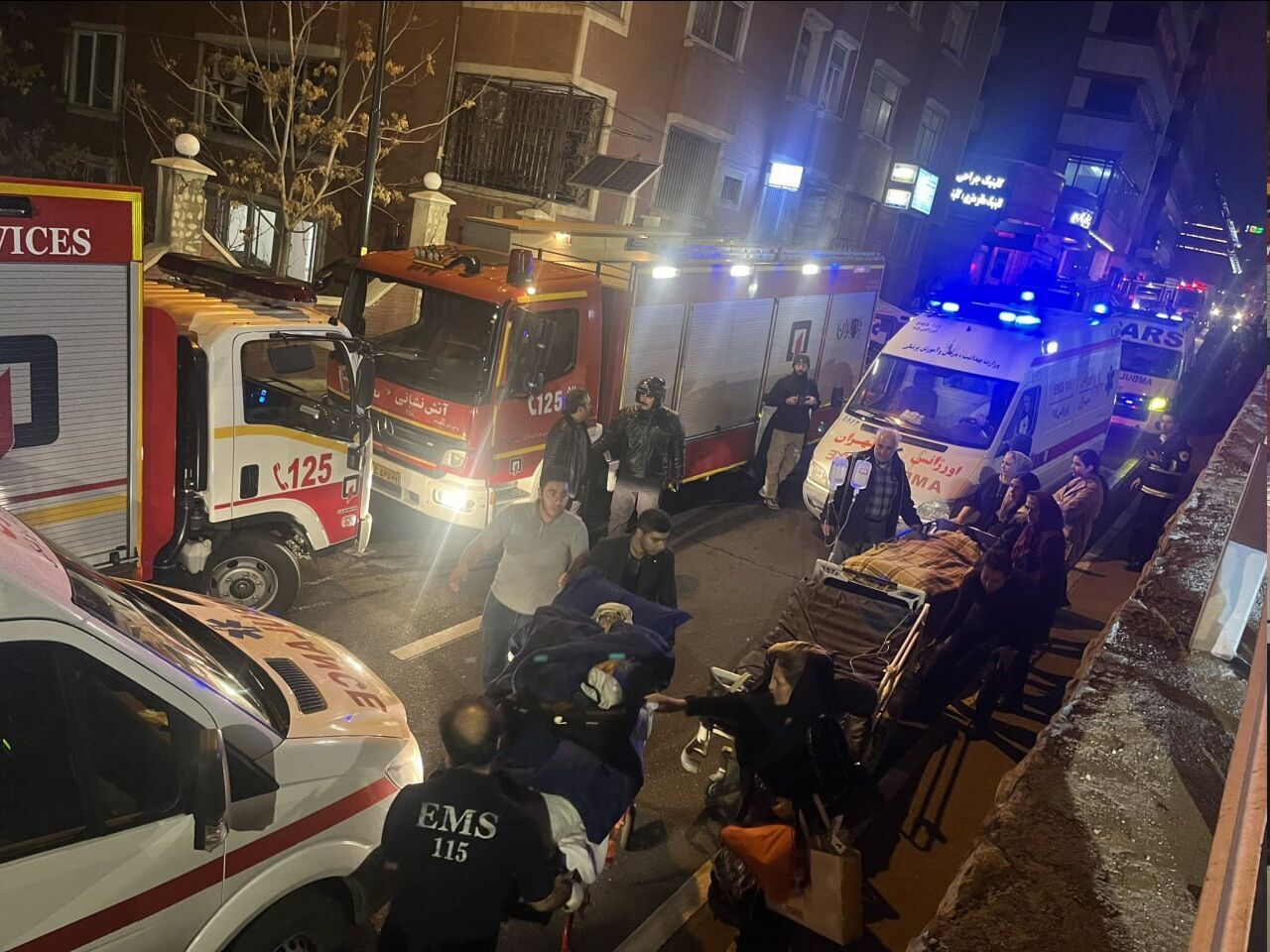 تخلیه بیمارستان گاندی تهران