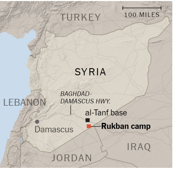 پایگاه التنف، کمپ الرکبان کشته شدن سه نظامی آمریکایی پایگاه التنف، کمپ الرکبان کشته شدن سه نظامی آمریکایی