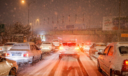ماشین برف روب شهرداری