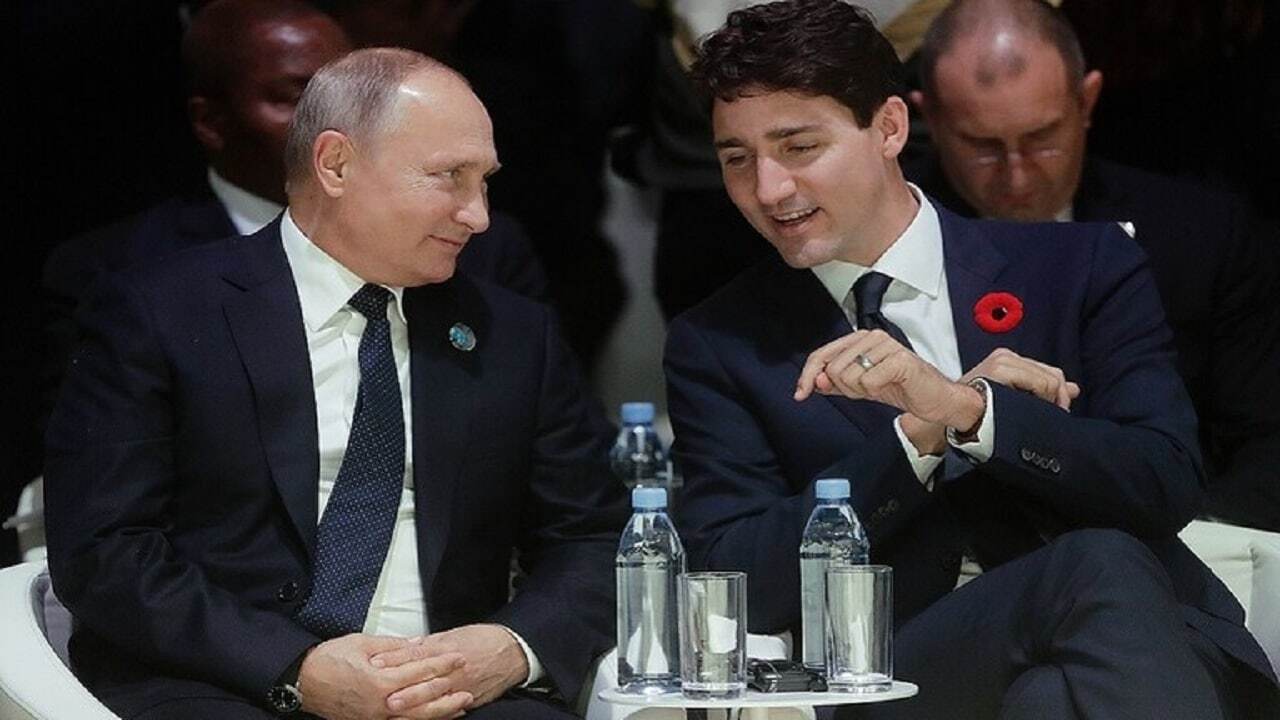 جاستین ترودو و پوتین