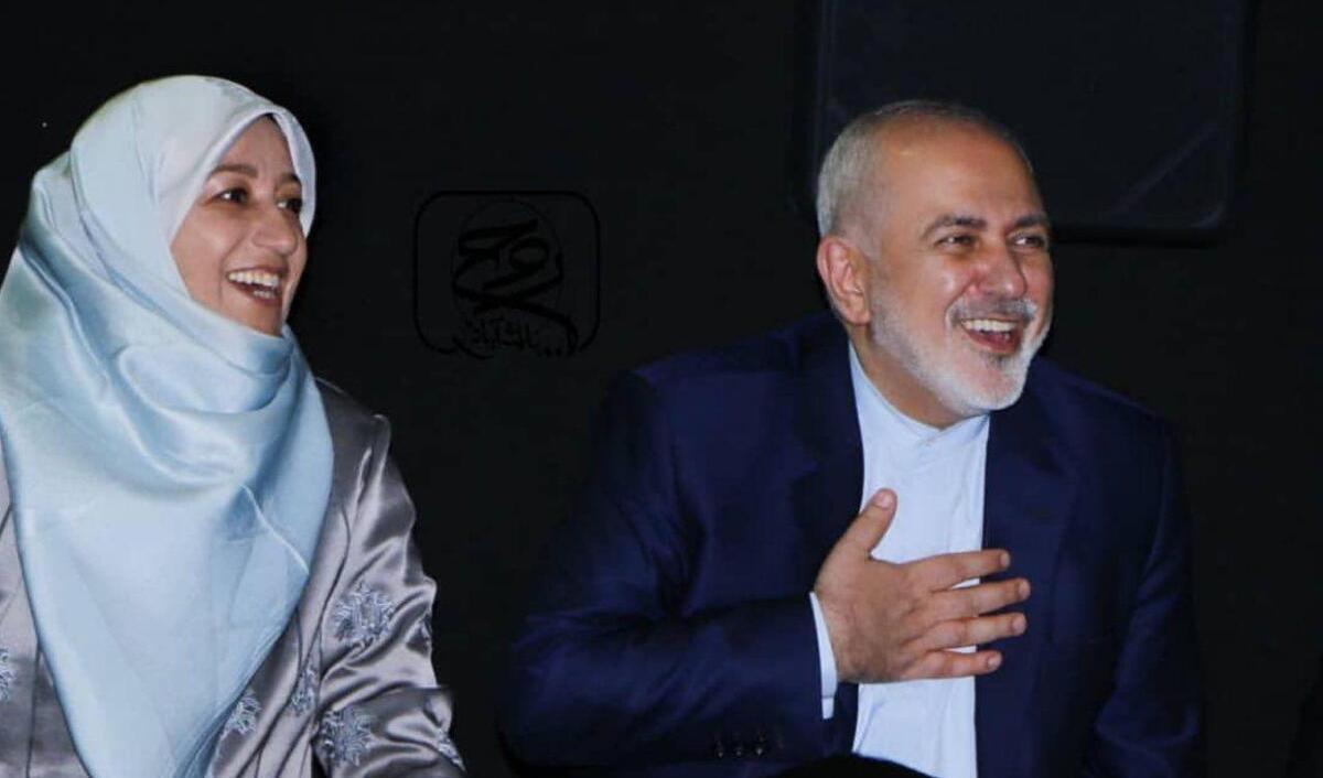 ویدئویی از ظریف و همسرش هنگام ماهیگیری در کیش