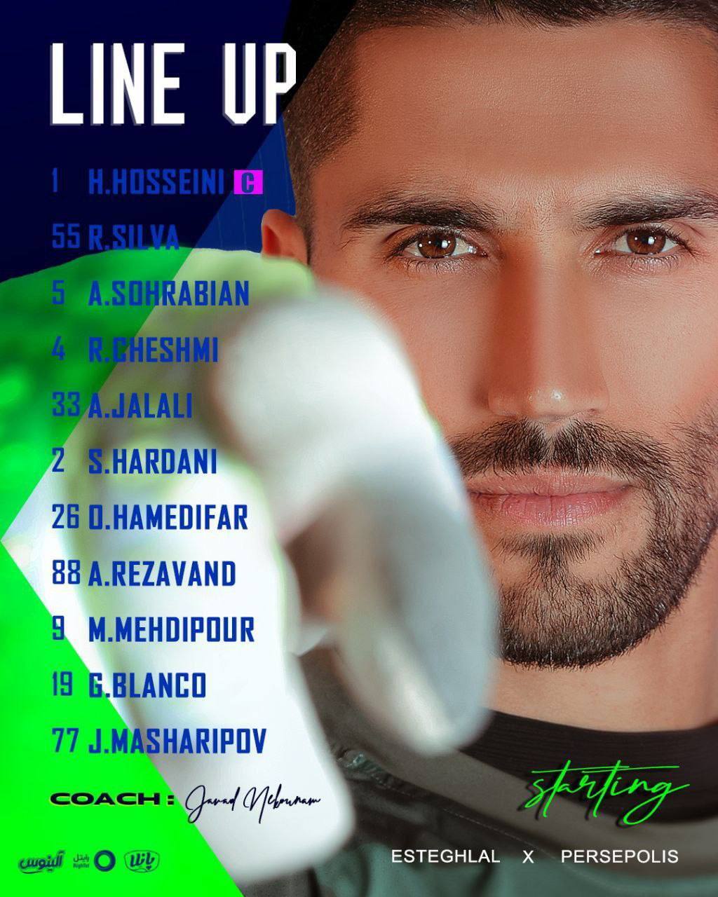 ترکیب استقلال و پرسپولیس برای دربی