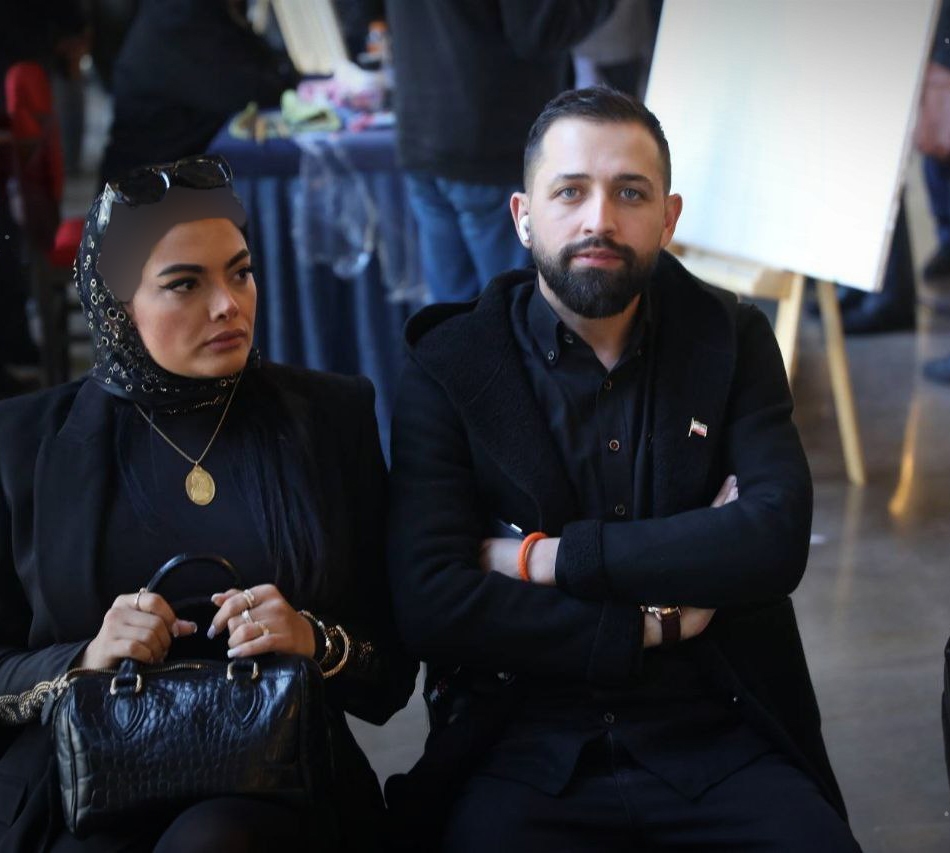 محسن افشانی و همسرش