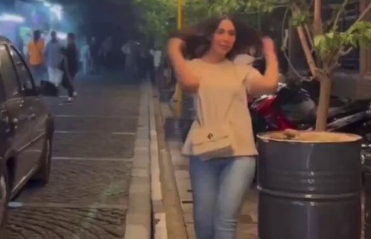 بازیگران زن عراقی بدون حجاب در خیابان‌های تهران!