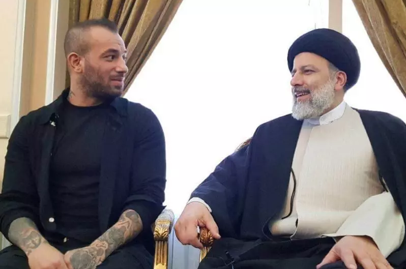 دیدار رئیسی و تتلو