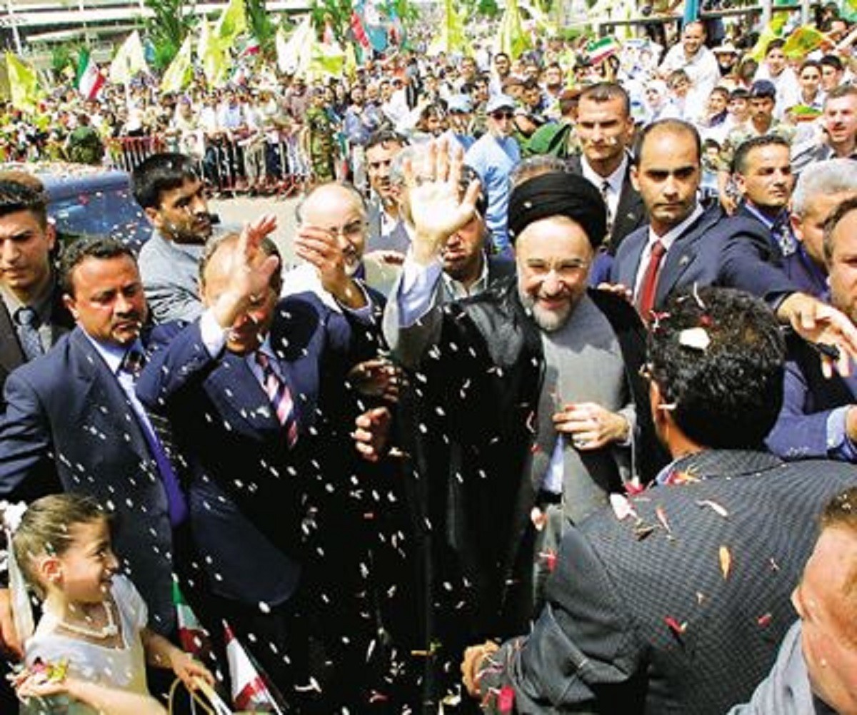 فیلم استقبال باشکوه لبنان از سیدمحمد خاتمی