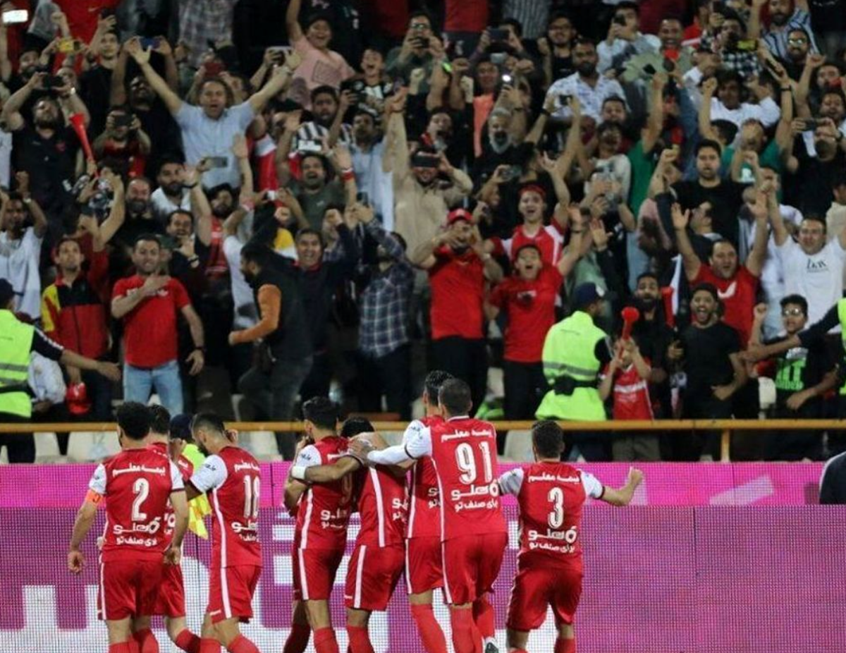 جشن قهرمانی پرسپولیس در آزادی