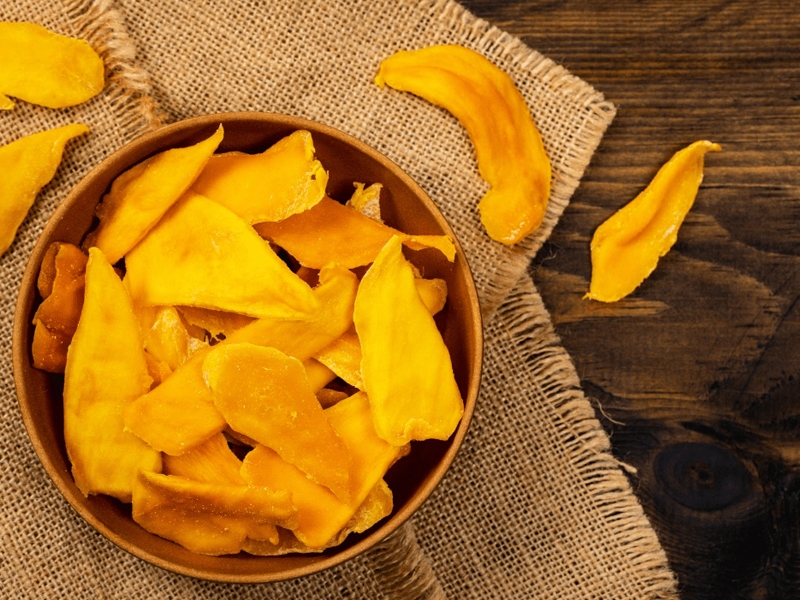 خشک کردن انبه