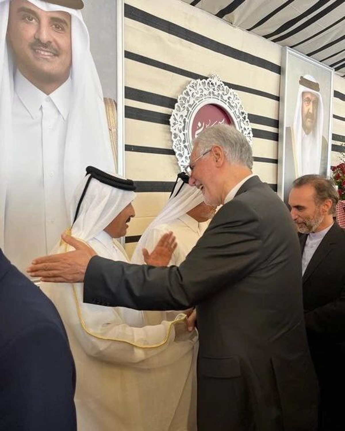 سفیر ایران در عروسی پسر شیخ قطری