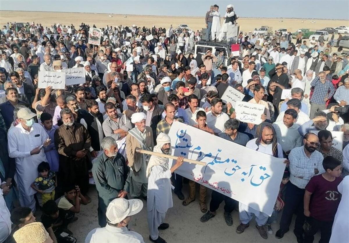 تجمع اعتراضی مردم سیستان و بلوچستان + عکس