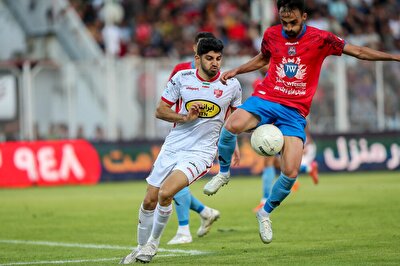 تصاویر بازی جذاب پرسپولیس و نساجی