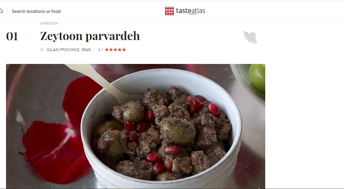 زیتون پرورده در صدر ۱۰۰ منتخب بهترین غذای گیاهی جهان +عکس