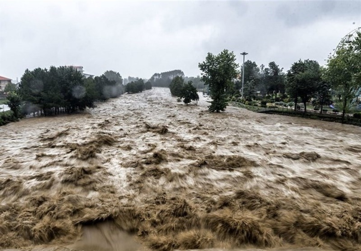 جاری‌شدنِ سیلاب در اردبیل