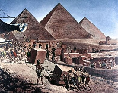 اهرام ثلاثه مصر چگونه ساخته شده