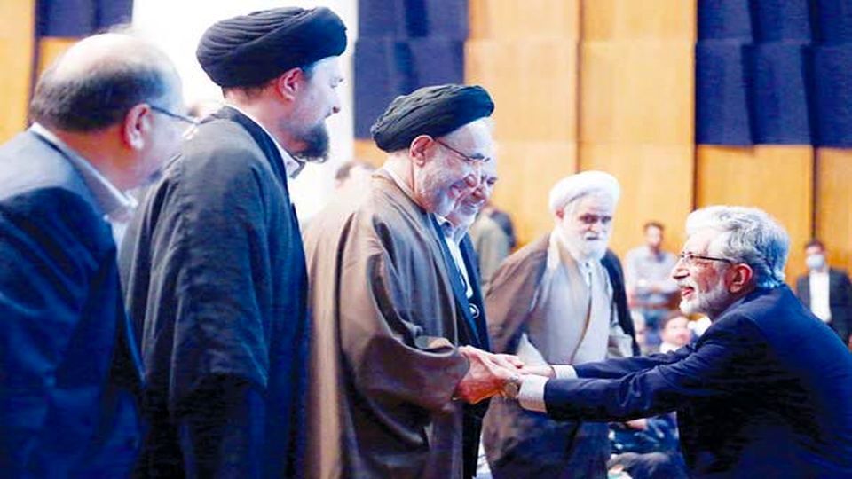 بیانیه دفتر حدادعادل درمورد عکس او با خاتمی