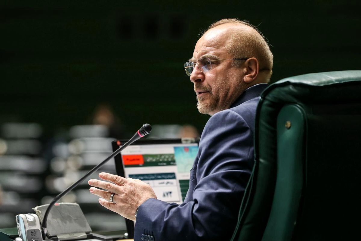 قالیباف برای چهارمین سال متوالی رئیس مجلس شد