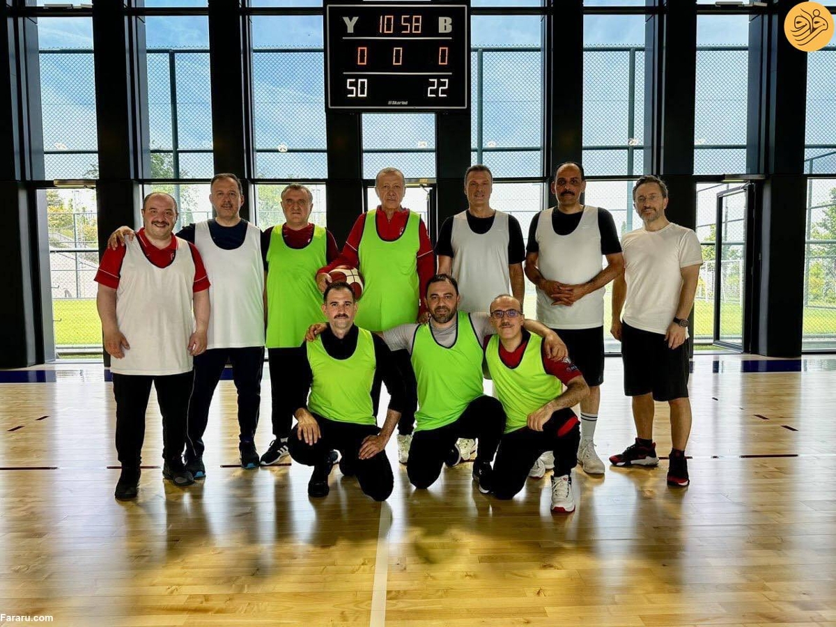 اردوغان بسکتبالیست شد!+ عکس