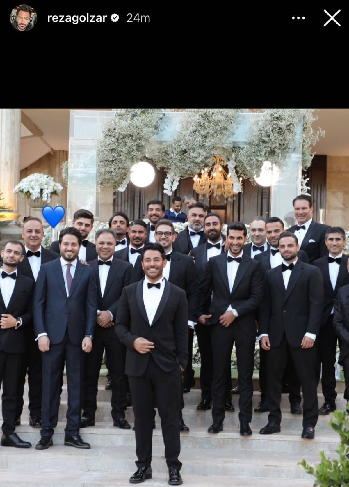 تصویر جدید از عروسی محمدرضا گلزار و آیسان آقاخانی