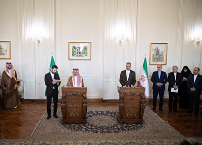 دیدار وزیر امور خارجه عربستان با امیر عبداللهیان