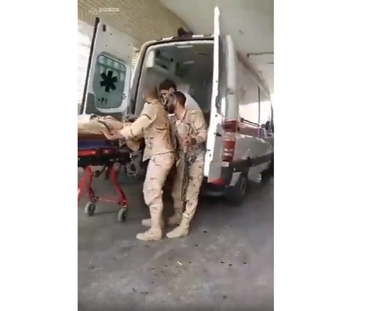 فیلم تلخ لحظه انتقال شهدا و مجروحین درگیری با طالبان