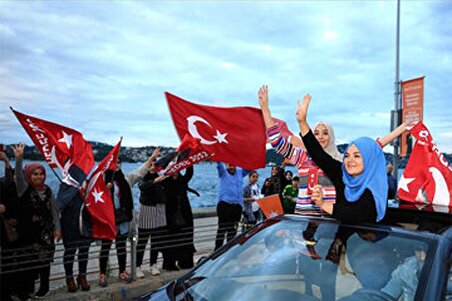 فیلم تجمع طرفداران اردوغان در استانبول!