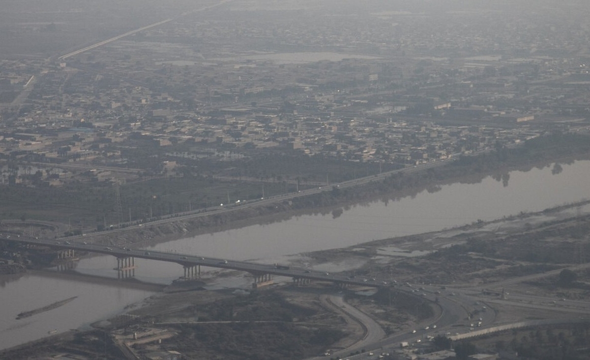 کیفیت هوای اهواز در وضعیت قرمز