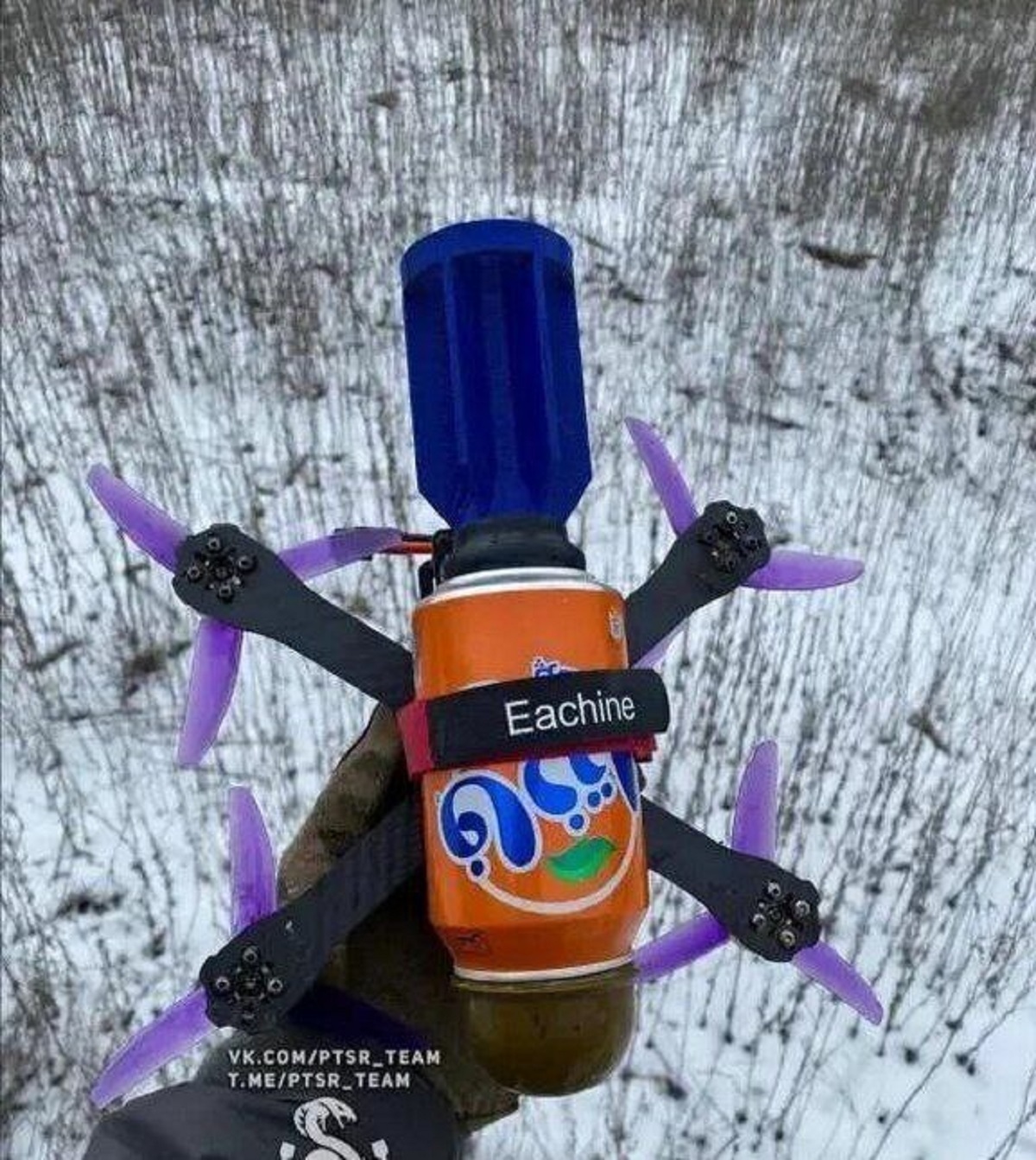 تبدیل نوشابه ایرانی به بمب توسط روس ها