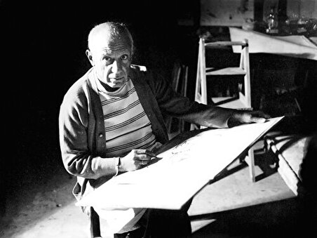 فیلم نایاب از پیکاسو در کارگاهش