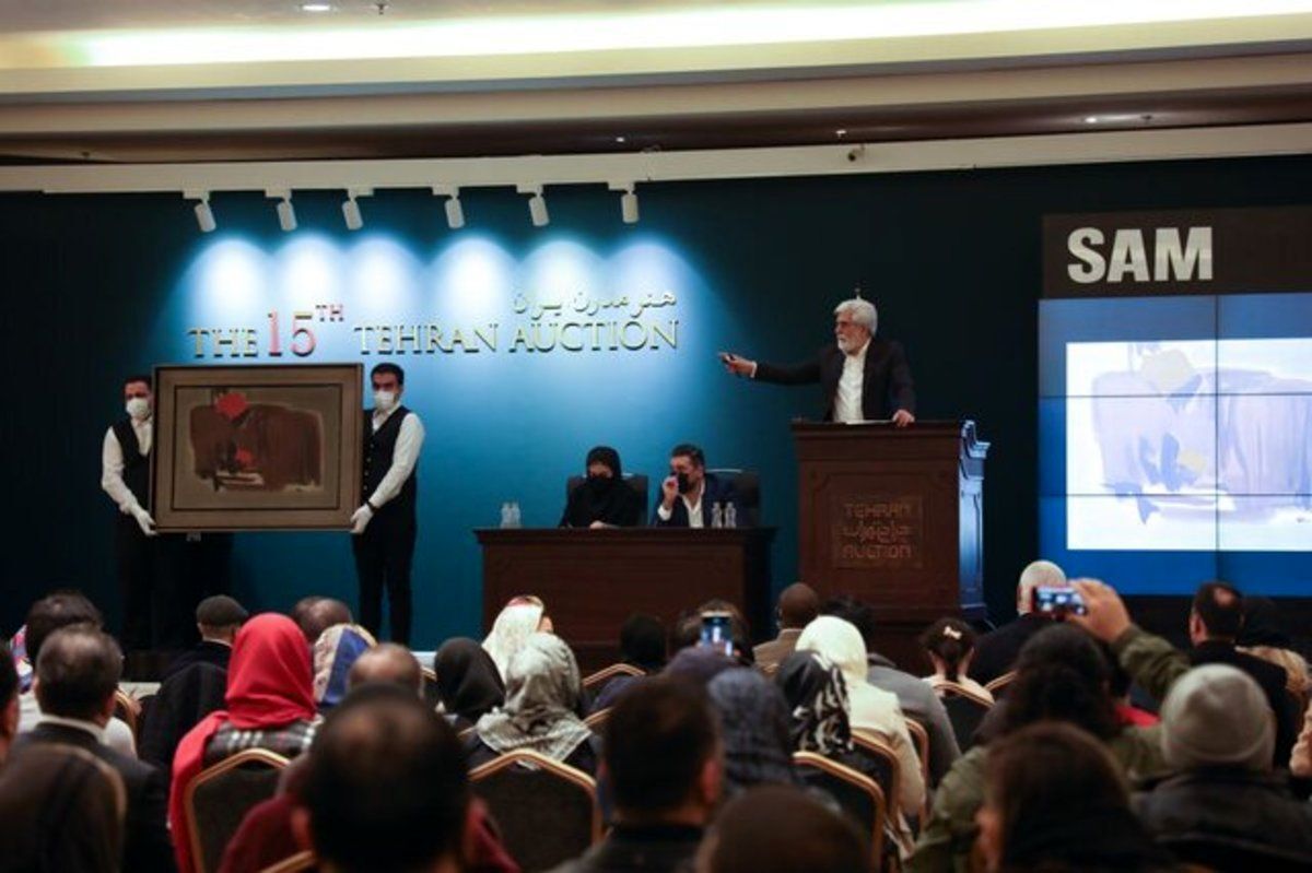 قیمت باورنکردنی نقاشی سهراب سپهری در حراج