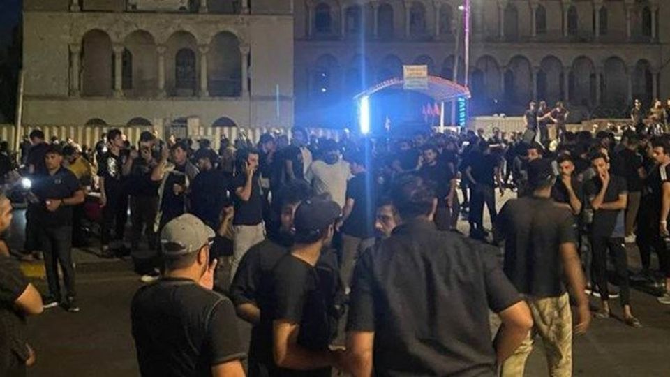 حمله معترضان عراقی به سفارت دانمارک