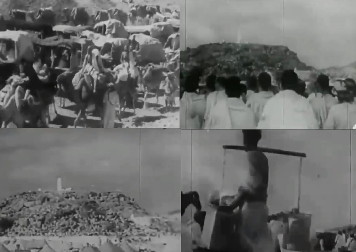 فیلمی تاریخی از زائران در عرفات در سال ۱۳۱۷