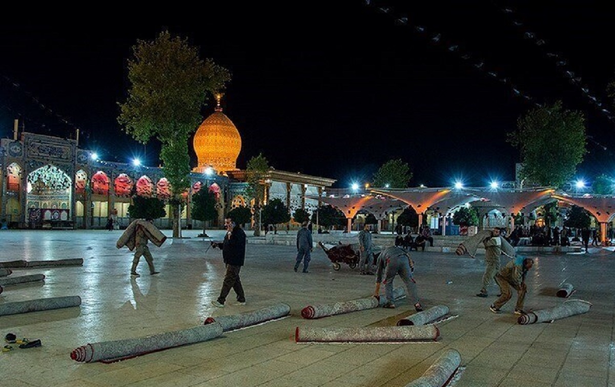 فیلم وحشتناک لحظه خلع سلاح تروریست شاهچراغ