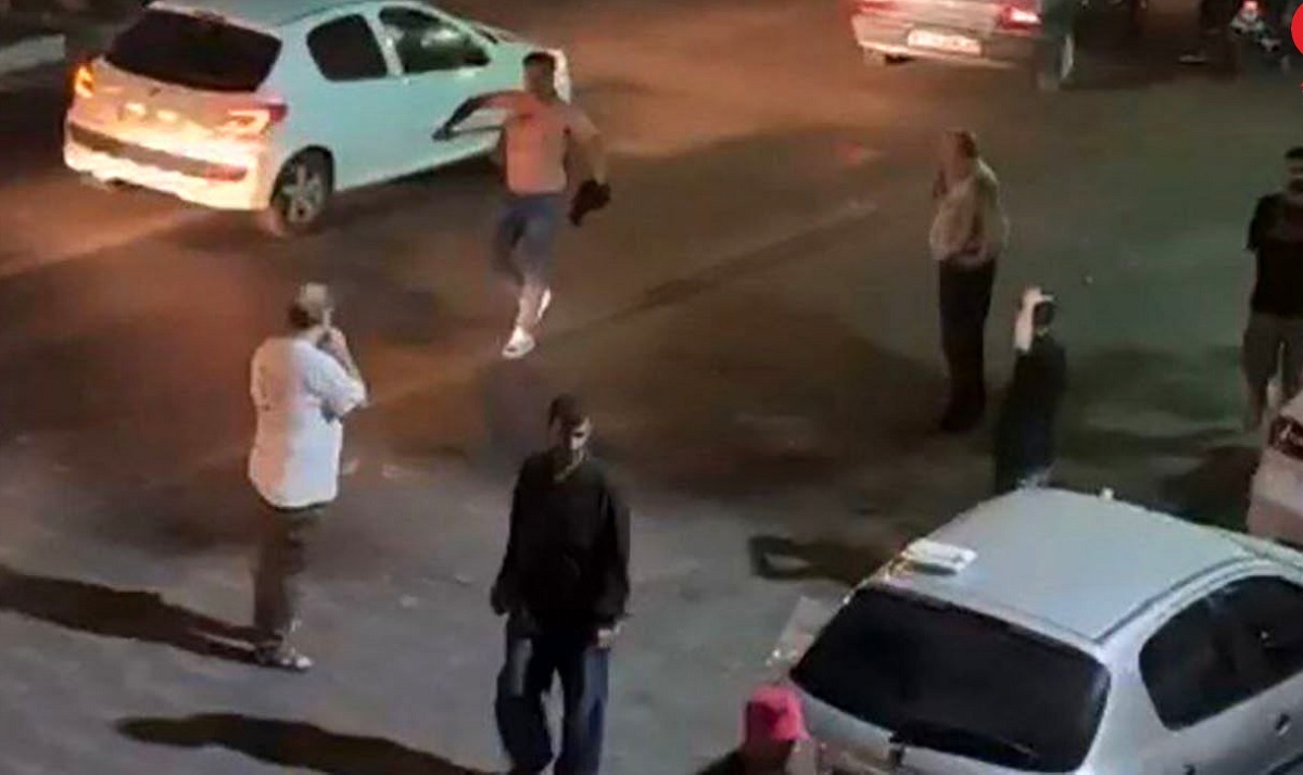 قمه کش برهنه خیابان تهران را بست!