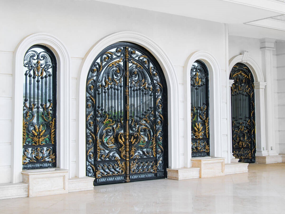 درب فرفورژه فلزی