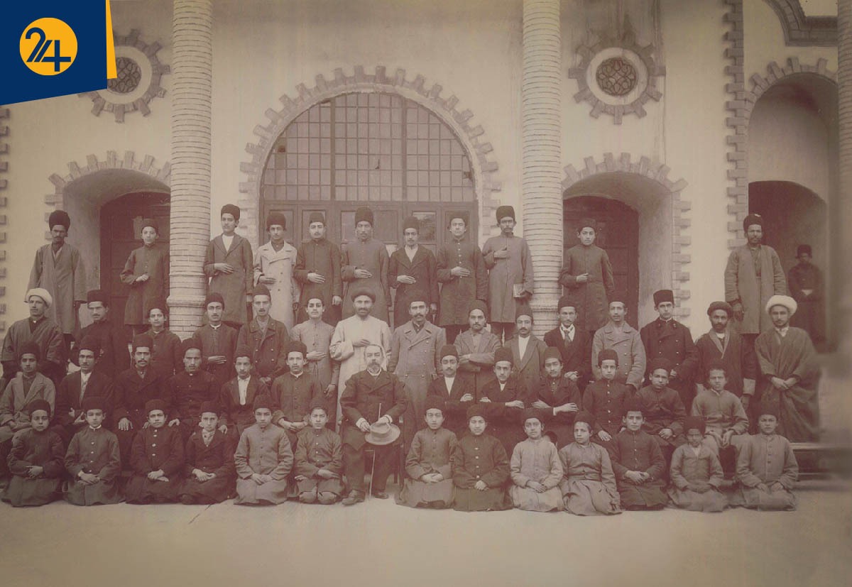 عکس قدیمی دارالفنون