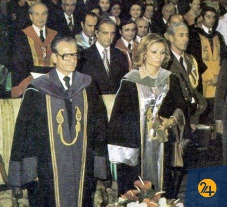 محمدرضا شاه پهلوی در دانشگاه تهران