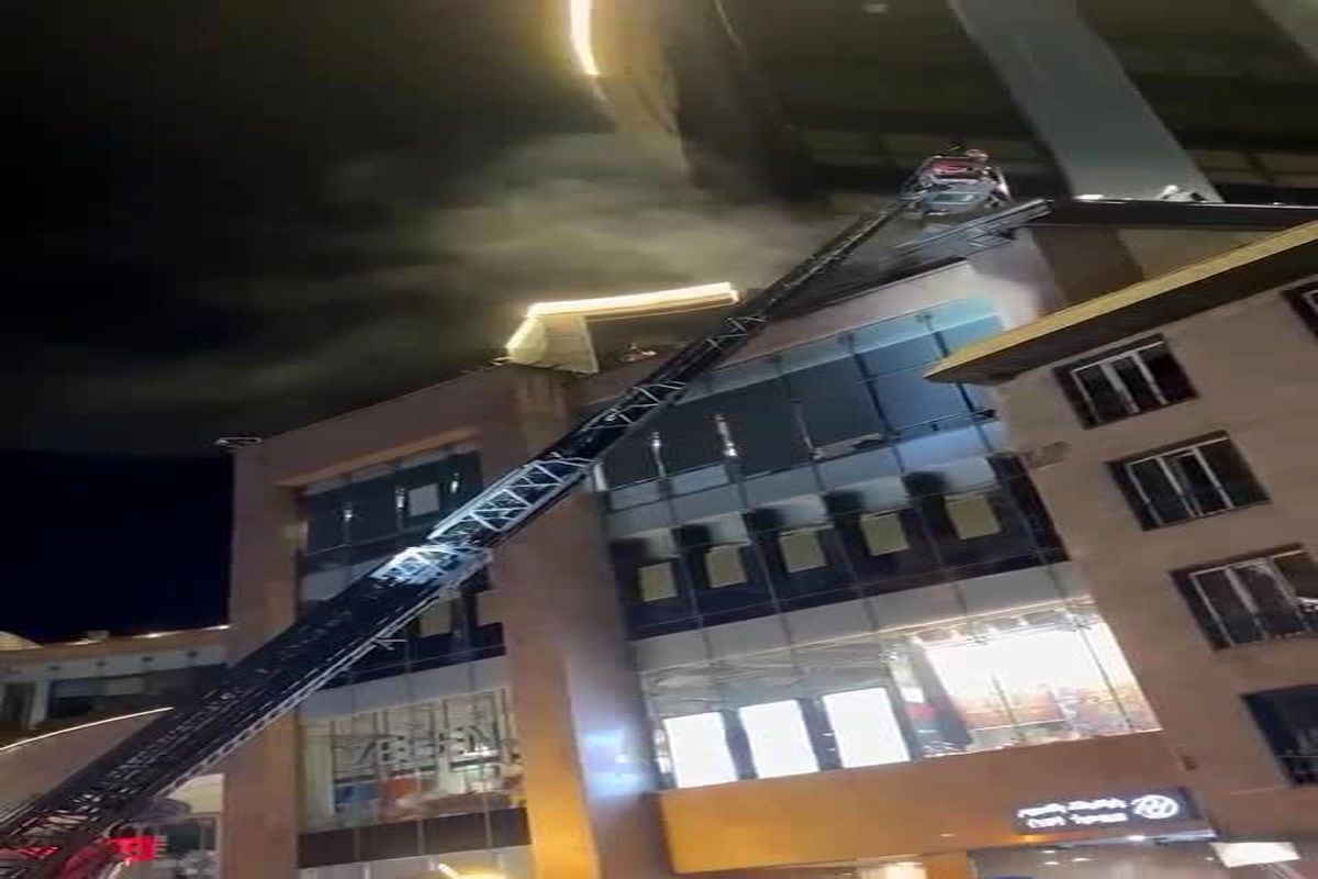 ویدیوی جدید از جزییات آتش سوزی در مجتمع تجاری پالادیوم تهران ویدیوی جدید از جزییات آتش سوزی در مجتمع تجاری پالادیوم تهران