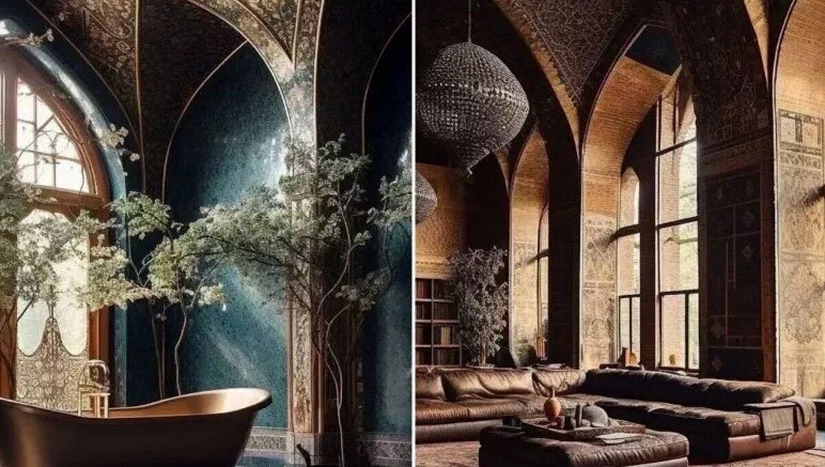 طراحی خانه‌ی اصیل ایرانی با هوش مصنوعی!