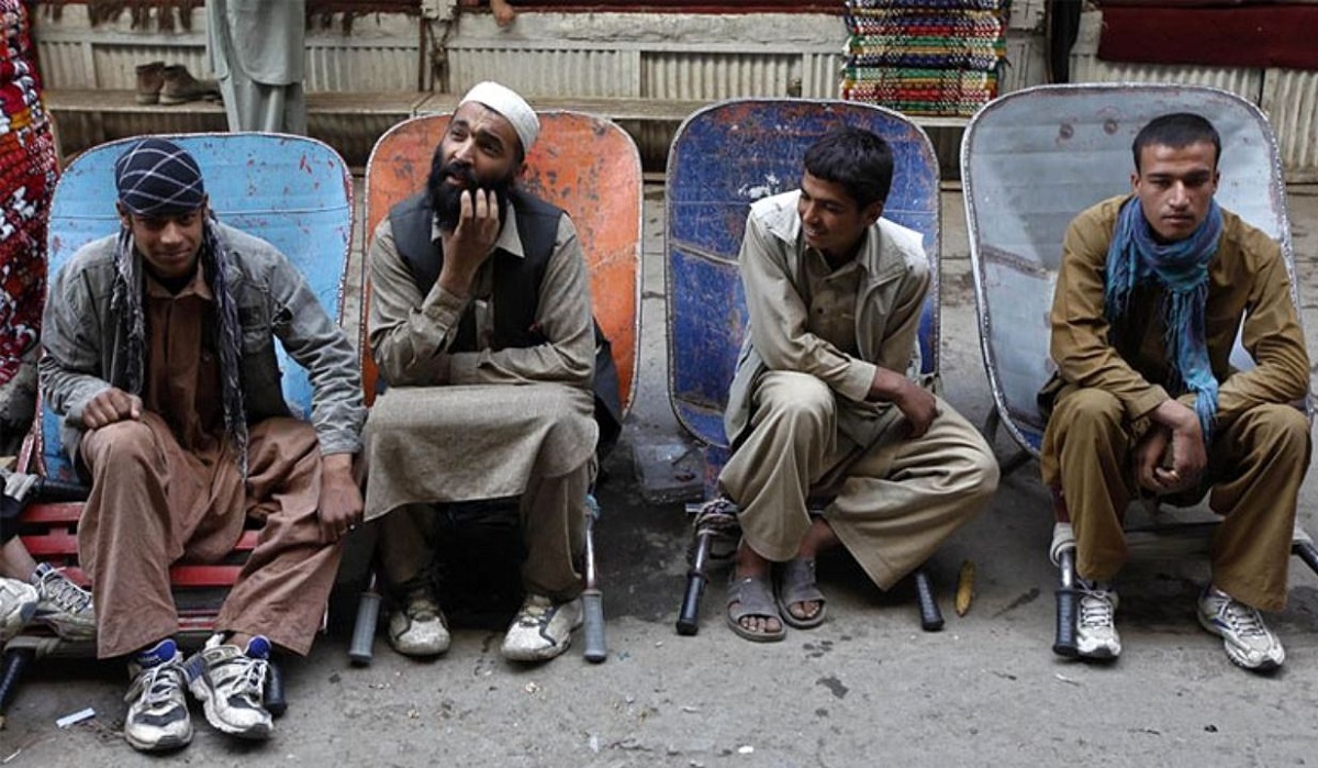 فیلم عجیبی از اتباع افغانستانی در میدان آزادی که وایرال شد!