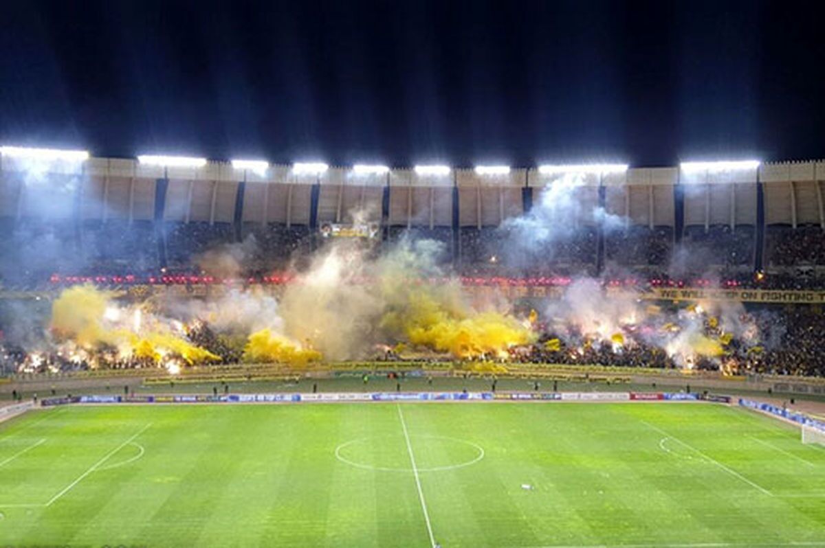 لحظه ترک تیم الاتحاد از ورزشگاه