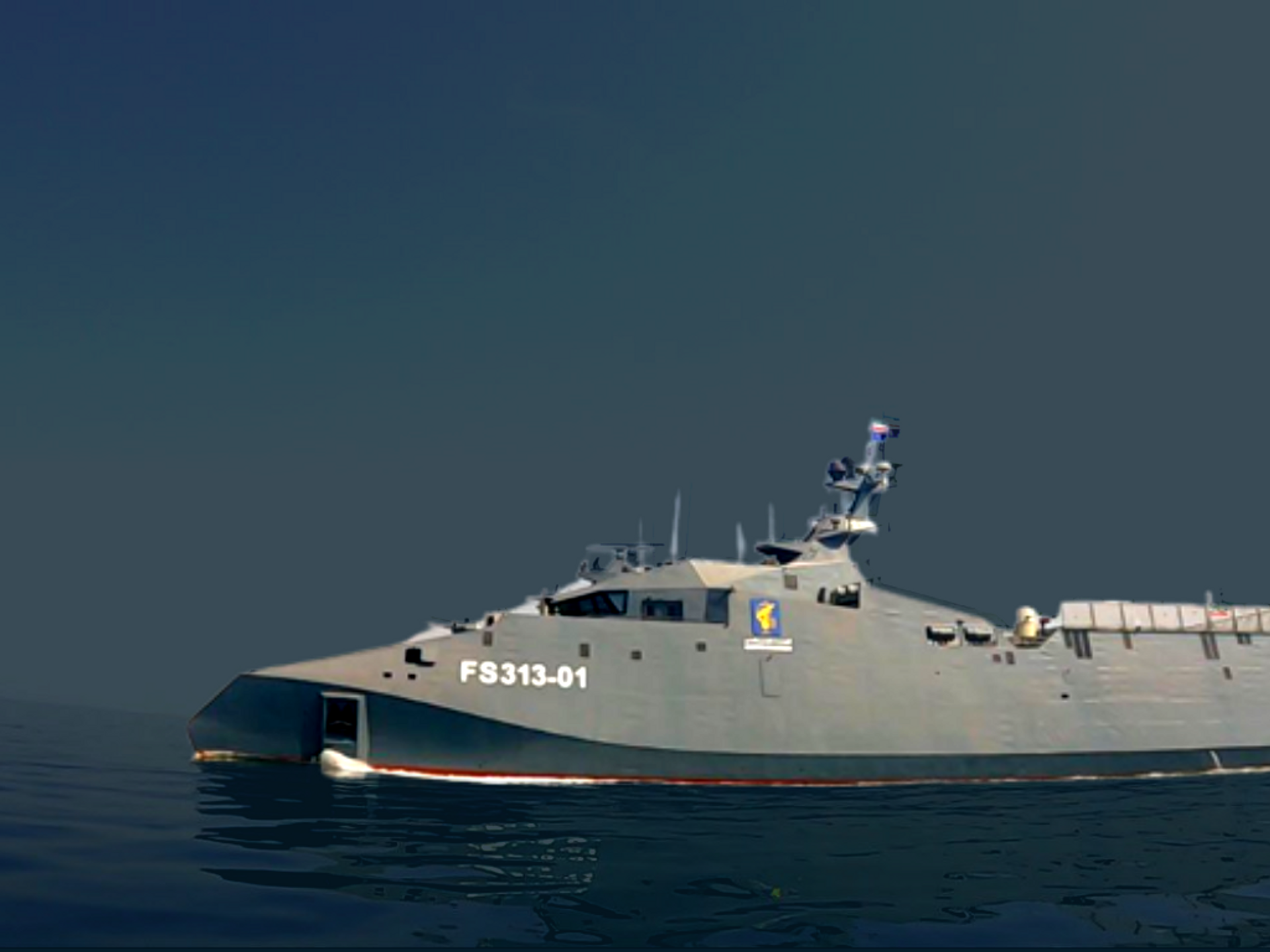 مشخصات فنی ناو جنگی شهید سلیمانی