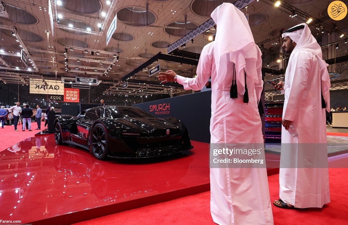 نمایش خودروی سوپراسپرت افغانستان در نمایشگاه دوحه