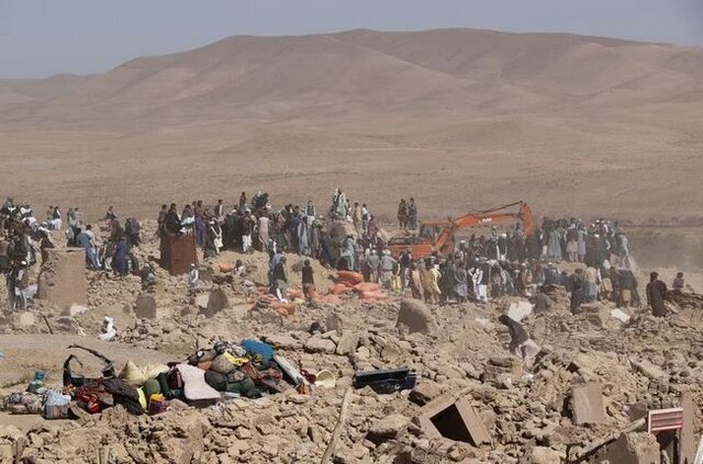 افزایش تلفات زلزله هرات؛ روستاها زیر خاک رفتند