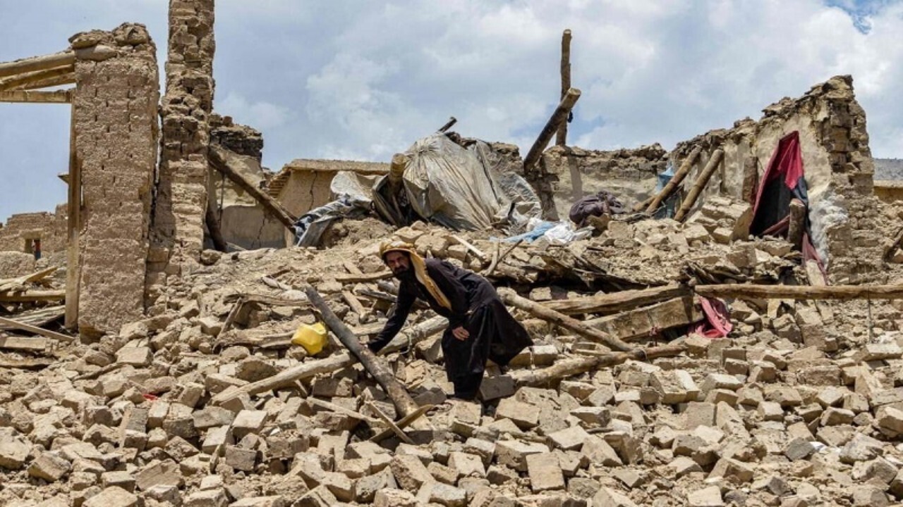 تصاویر هوایی از مناطق زلزله‌زده هرات
