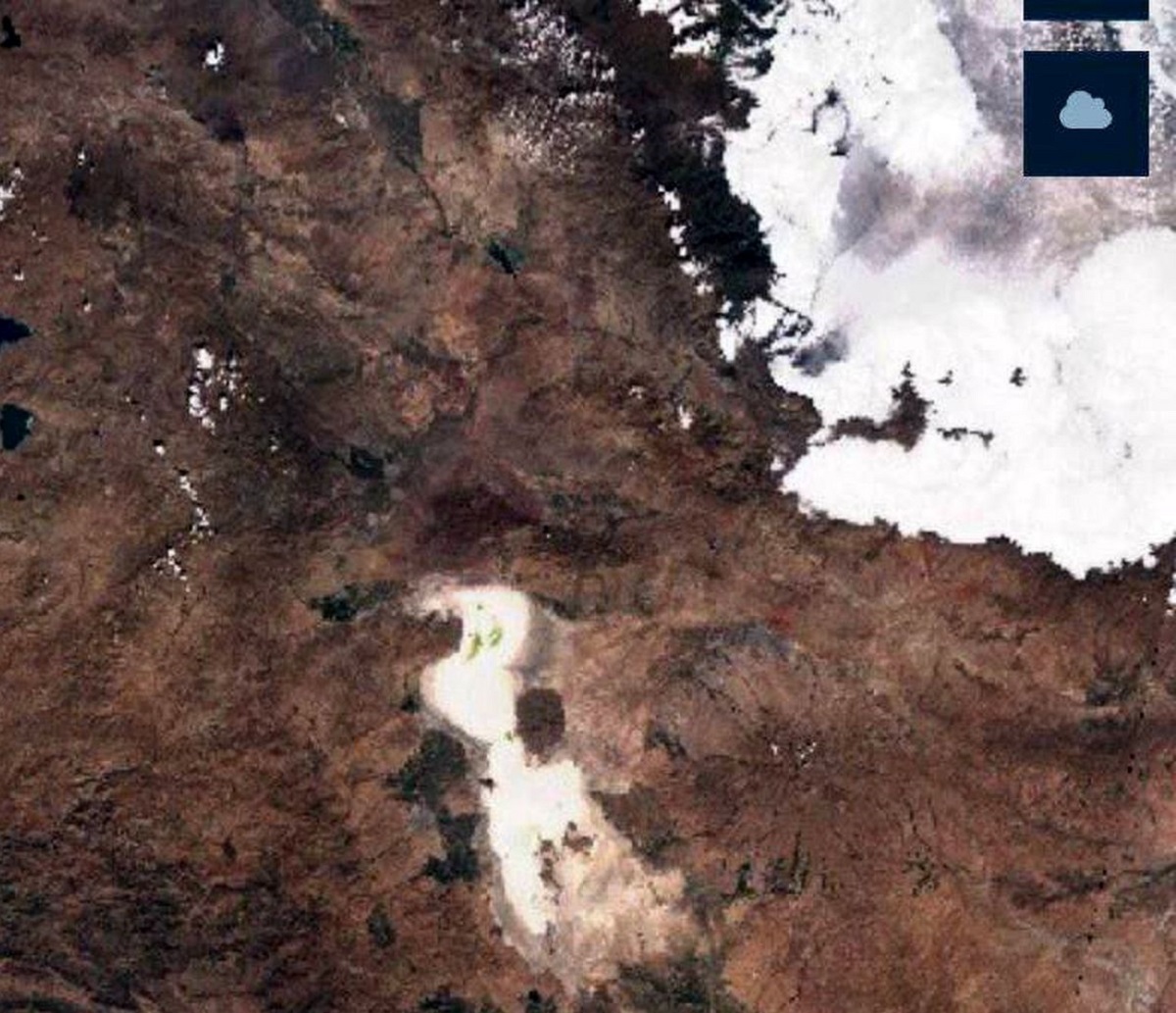 دریاچه ارومیه ناپدید شد!