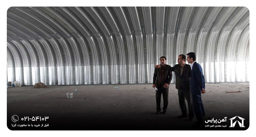 تأثیر قیمت ورق گالوانیزه در سوله سازی تأثیر قیمت ورق گالوانیزه در سوله سازی