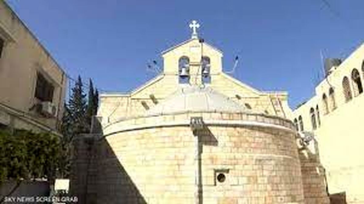 حمله هوایی صهیونیست‌ها به کلیسای ۱۵۰۰ ساله در غزه
