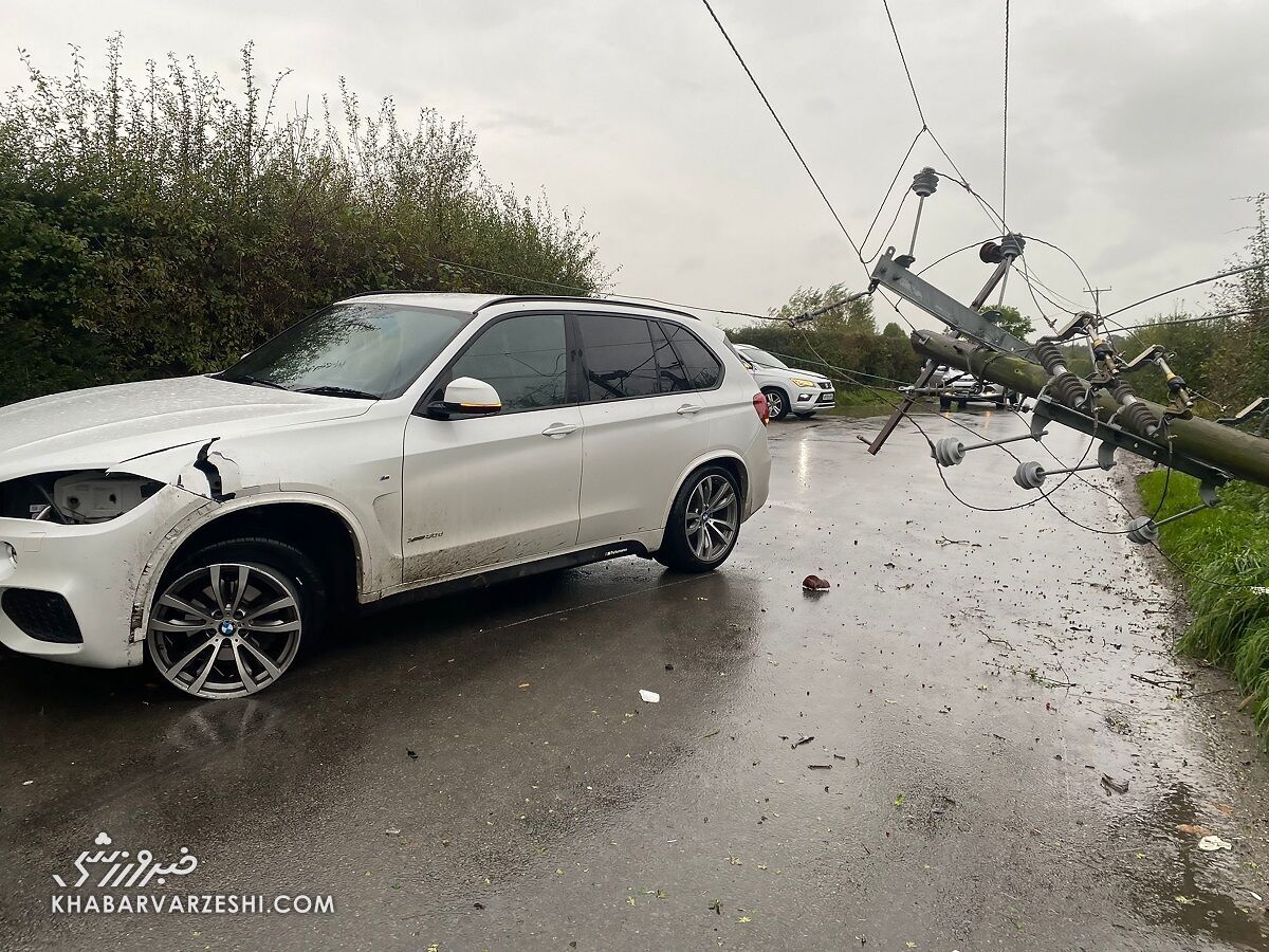 تیر چراغ برق روی خودروی ستاره قرمز‌ها افتاد!