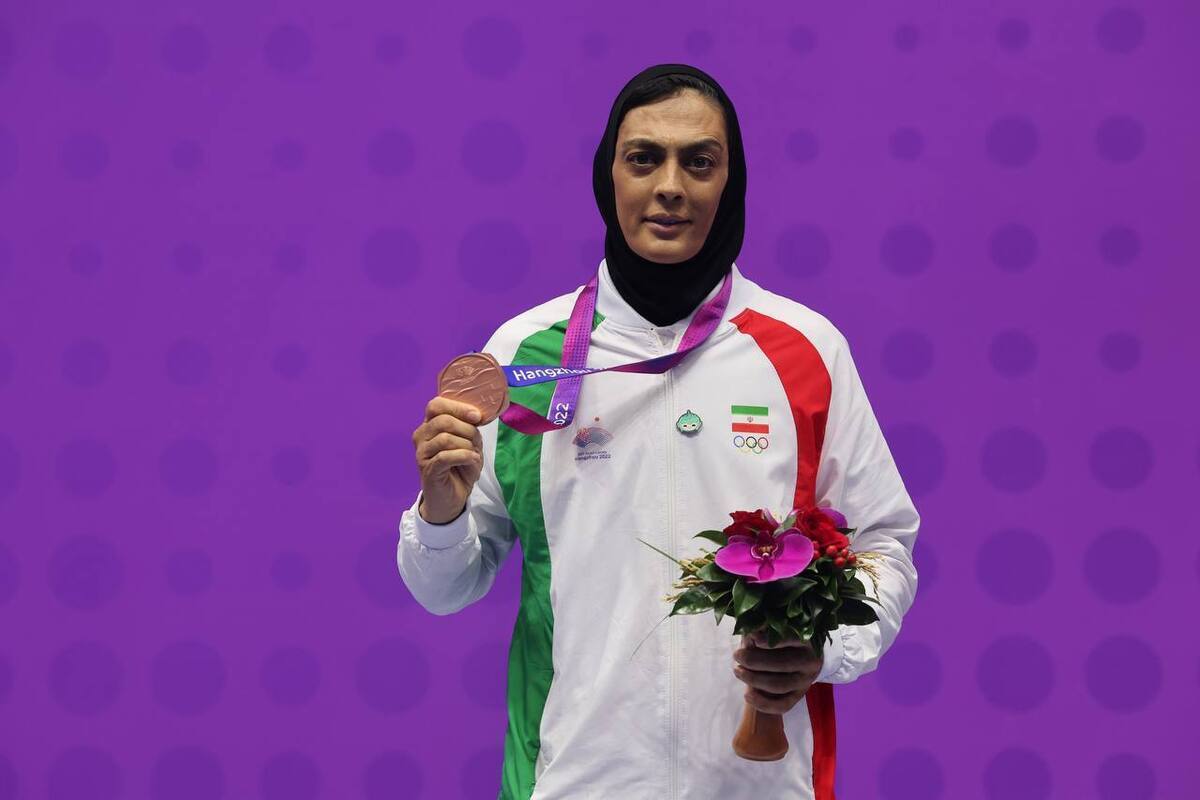 کنایه تند شهربانو منصوریان به وزیر ورزش؛ برای همسرتان طلا بخرید!